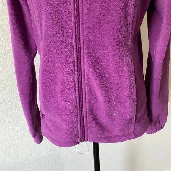 Columbia women’s s zip down purple sweater shirt size S - Picture 13 of 16